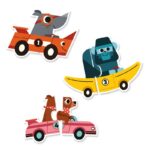 Djeco Πάζλ DUO - Racing Cars - Image 2