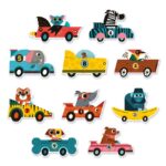 Djeco Πάζλ DUO - Racing Cars - Image 3