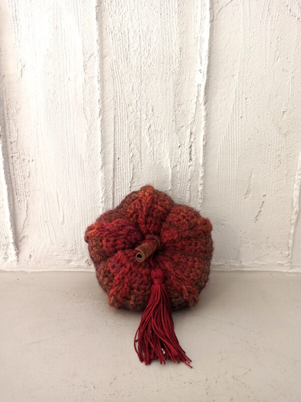 Random CraftWorks Πλεκτή Κολοκύθα Ρουστίκ - Crochet Rustic Pumpkin - Image 2
