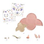 Djeco DIY Φτιάχνω πορτοφόλια 'Sweet Fashionista Purses' - Image 3