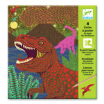 Djeco Ανακαλύπτω ξύνοντας την εικόνα - When Dinosaurs Reigned