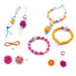 Djeco Κατασκευή ξύλινων κοσμημάτων - Beads and Figurines - Image 2