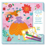 Djeco Ζωγραφίζω με μαγικούς μαρκαδόρους 'Marie's pretty dresses'