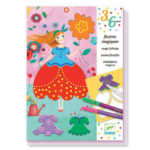 Djeco Ζωγραφίζω με μαγικούς μαρκαδόρους 'Marie's pretty dresses' - Image 4