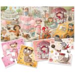 LUDATTICA 8+1 BABY puzzle διπλής όψης The City 32pcs - Image 2