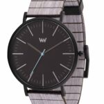 Ξύλινο ρολόι WEWOOD HORIZON black grey