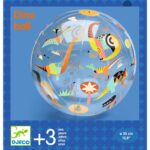 Djeco Μπάλα διάφανη φουσκωτή - Inflatable Dino ball 35εκ. - Image 2