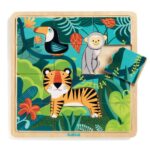 Djeco Ξύλινο παζλ - Jungle 15τεμ. - Image 2