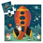Djeco Παζλ σε σχηματικό κουτί - Spaceship 16pcs - Image 2