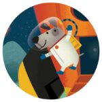 Djeco Παζλ σε σχηματικό κουτί - Spaceship 16pcs - Image 3