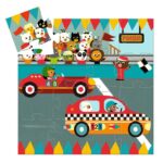 Djeco Παζλ σε σχηματικό κουτί - The Racing Car 16pcs - Image 2
