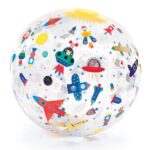 Djeco Μπάλα για την θάλασσα και την εξοχή - Inflatable Space Ball 35εκ.
