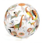 Djeco Μπάλα διάφανη φουσκωτή - Inflatable Dino ball 35εκ.