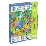 Djeco Παζλ Γίγας - 1 to 10 Jungle 54pcs
