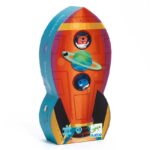 Djeco Παζλ σε σχηματικό κουτί - Spaceship 16pcs