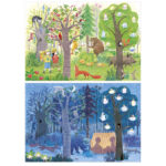 LONDJI Night and Day In the Foret - 54 pcs - Reversible Puzzle - Image 2