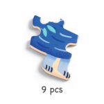 Djeco Puzzlo Ξύλινο παζλ - Kipic 9pcs - Image 4