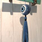 Random CraftWorks Πλεκτό Διακοσμητικό Μάτι - Evil Eye Dark Blue