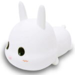 DESIGNNEST Meng Rabbit Night Lamp - Φωτιστικό νυκτός από μαλακή σιλικόνη με χρονοδιακόπτη