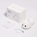 DESIGNNEST Meng Rabbit Night Lamp - Φωτιστικό νυκτός από μαλακή σιλικόνη με χρονοδιακόπτη - Image 4