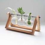 THE SOURCE Propergator Vases – Ξυλινη βάση με βάζα για υδροπονική καλλιέργεια