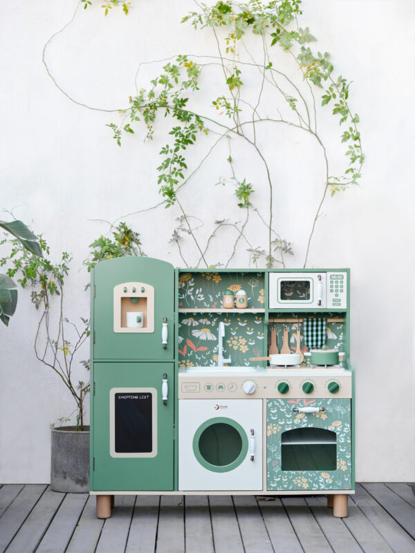 CLASSIC WORLD Ξύλινη Κουζίνα με αξεσουάρ Vintage Kitchen - Image 3