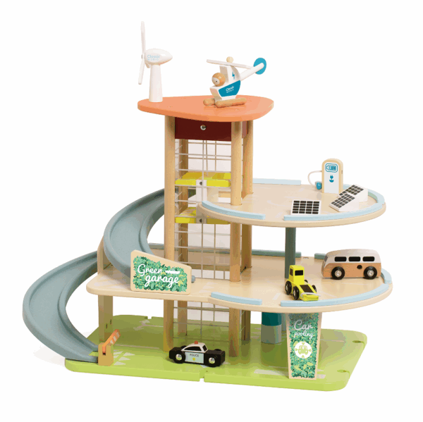 CLASSIC WORLD Ξύλινο γκαράζ Green Garage