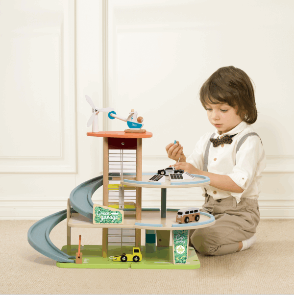 CLASSIC WORLD Ξύλινο γκαράζ Green Garage - Image 2