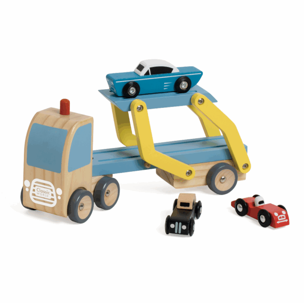 CLASSIC WORLD Ξύλινη νταλίκα Car Transporter Truck - Image 2