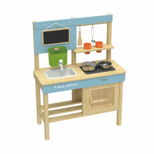 CLASSIC WORLD Ξύλινη Κουζίνα με αξεσουάρ Outdoor Kitchen - Image 3