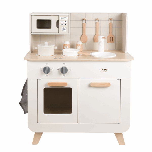 CLASSIC WORLD Ξύλινη Κουζίνα με αξεσουάρ Chef's Kitchen Set