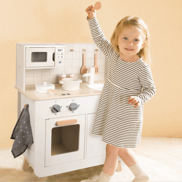 CLASSIC WORLD Ξύλινη Κουζίνα με αξεσουάρ Chef's Kitchen Set - Image 2