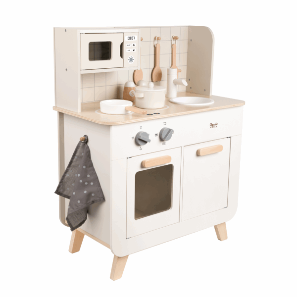 CLASSIC WORLD Ξύλινη Κουζίνα με αξεσουάρ Chef's Kitchen Set - Image 3