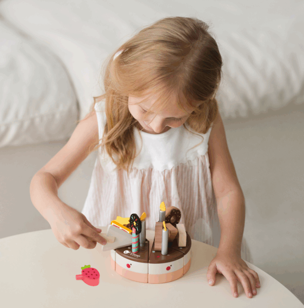 CLASSIC WORLD Ξύλινη τούρτα σοκολάτα CHOCOLATE CAKE - Image 2