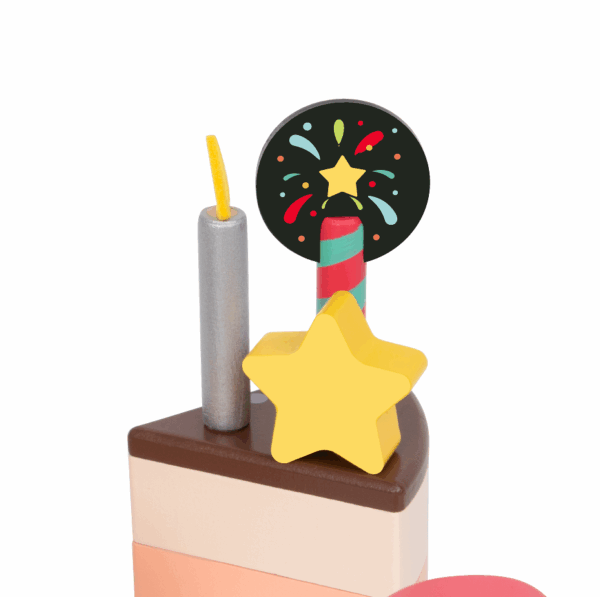 CLASSIC WORLD Ξύλινη τούρτα σοκολάτα CHOCOLATE CAKE - Image 4