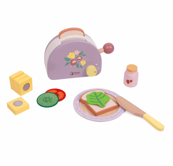 CLASSIC WORLD Ξύλινο σετ πρωινού Grace Toaster