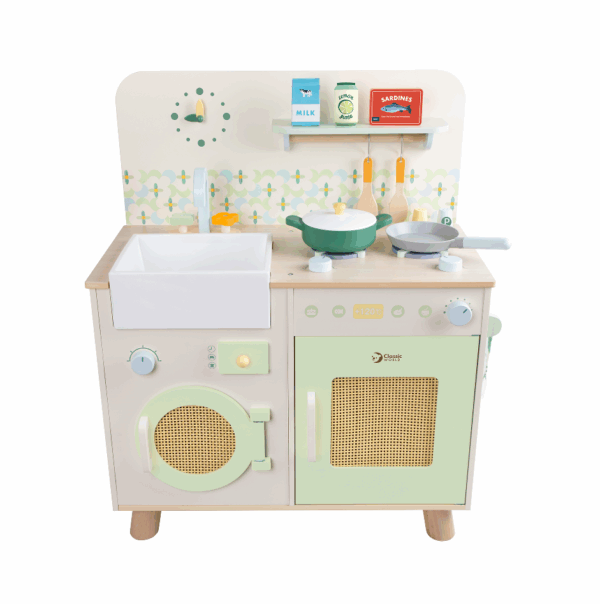 CLASSIC WORLD Ξύλινη Κουζίνα με αξεσουάρ Natural Kitchen - Image 3
