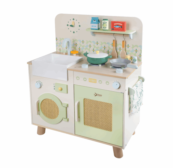 CLASSIC WORLD Ξύλινη Κουζίνα με αξεσουάρ Natural Kitchen - Image 4