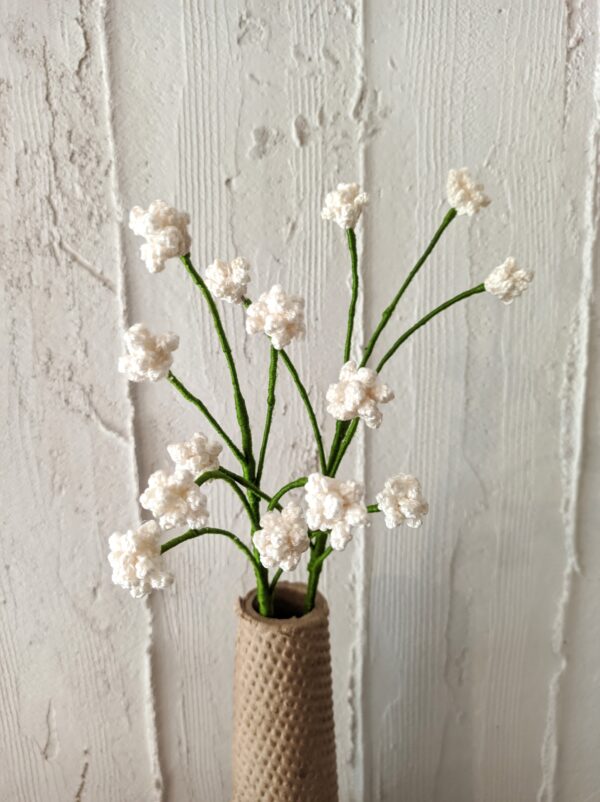 Random CraftWorks Πλεκτή Γυψοφίλη - Crocheted Baby's Breath (gypsophila) - Image 3