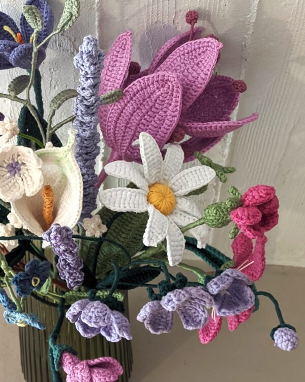 Random CraftWorks Πλεκτή Μαργαρίτα - Crocheted Daisy - Image 2