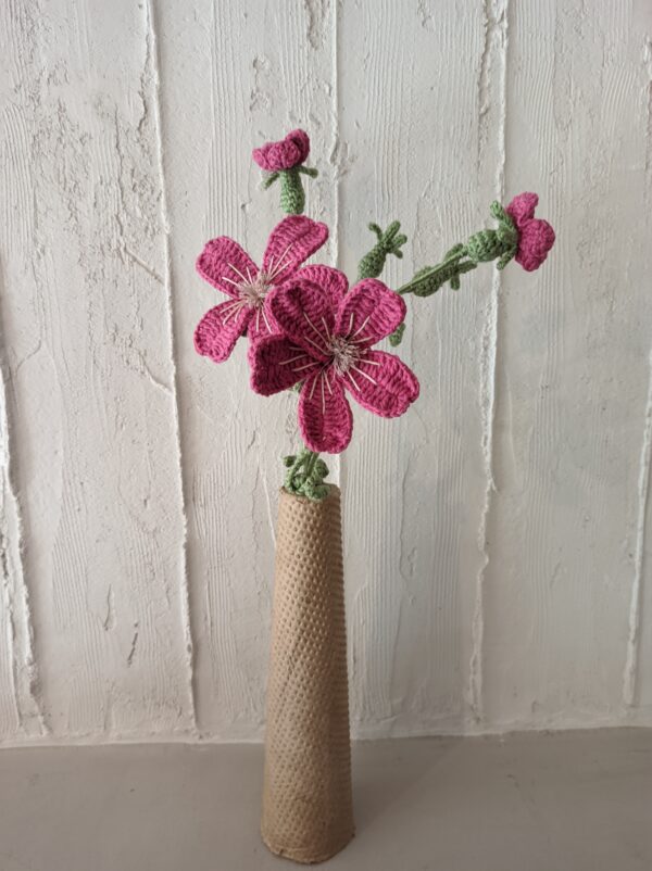 Random CraftWorks Πλεκτό Αγρόστεμμα - Crocheted Agrostemma Githago - Image 4