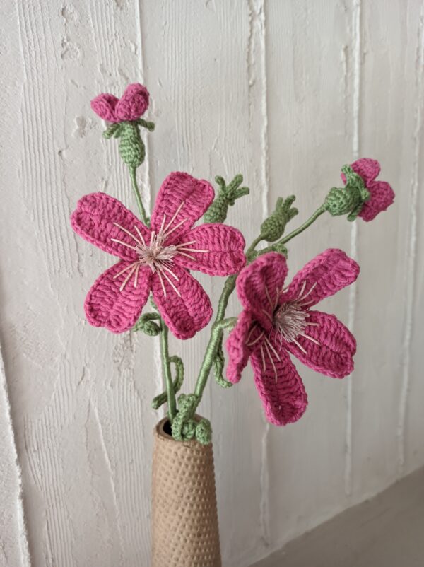 Random CraftWorks Πλεκτό Αγρόστεμμα - Crocheted Agrostemma Githago - Image 3