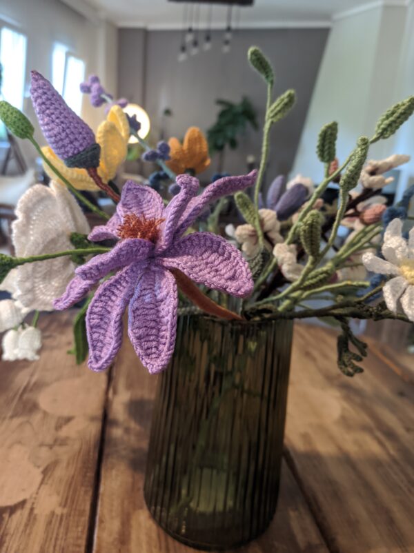 Random CraftWorks Πλεκτό Κλαδί Φασκόμηλου - Crocheted Sage Branch - Image 4