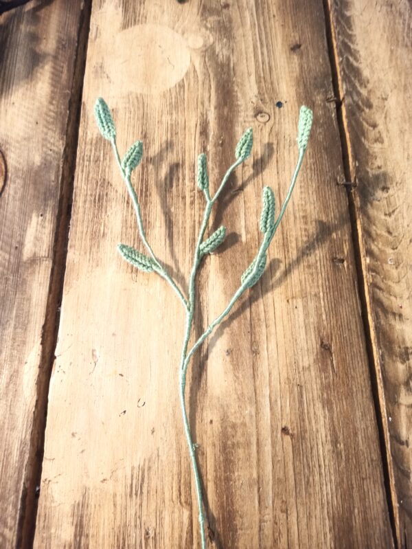 Random CraftWorks Πλεκτό Κλαδί Φασκόμηλου - Crocheted Sage Branch - Image 2