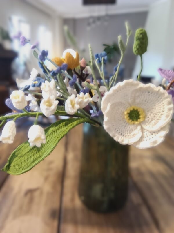 Random CraftWorks Πλεκτό Μιγκέ - Crocheted Lily of the valley - Image 2