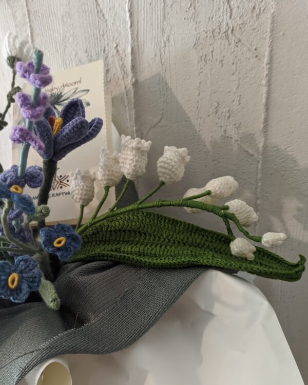 Random CraftWorks Πλεκτό Μιγκέ - Crocheted Lily of the valley - Image 4