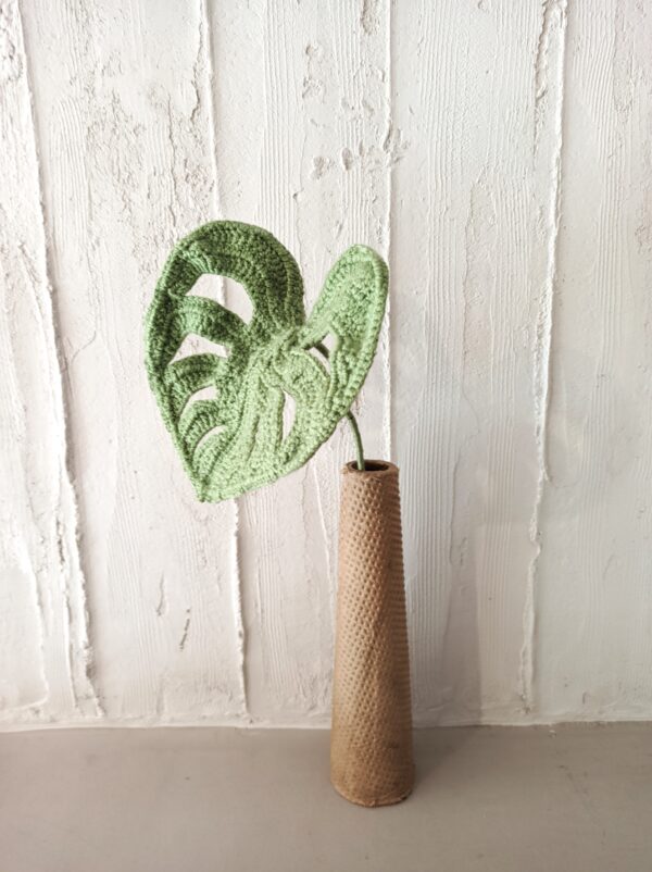Random CraftWorks Πλεκτό Φύλλο Μονστέρας - Crocheted Monstera Leaf