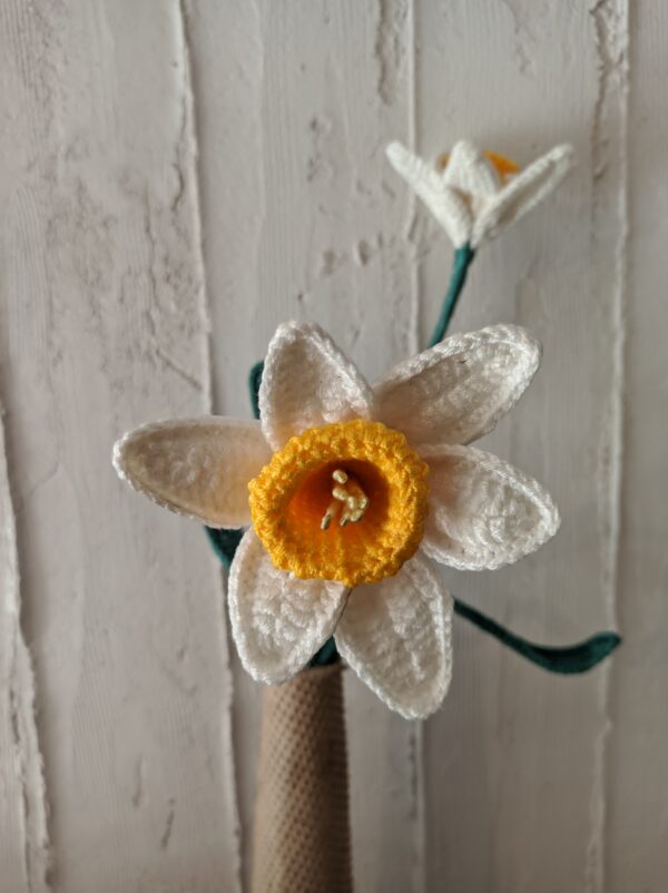 Random CraftWorks Πλεκτός Νάρκισσος - Crocheted Narcissus