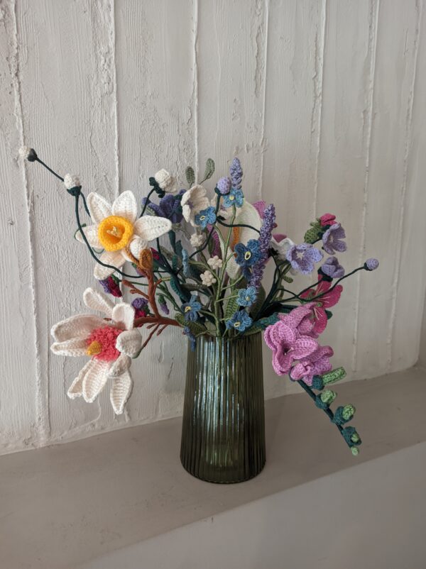 Random CraftWorks Πλεκτή Μανόλια - Crocheted Magnolia - Image 4