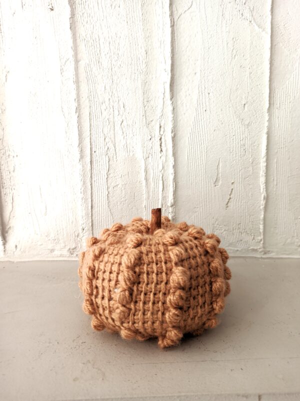 Random CraftWorks Πλεκτή Κολοκύθα - Crocheted Bobble Pumpkin